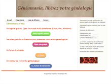 Tablet Screenshot of geneamania.net